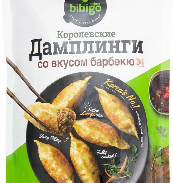 Дамплинги Bibigo Королевские со вкусом барбекю