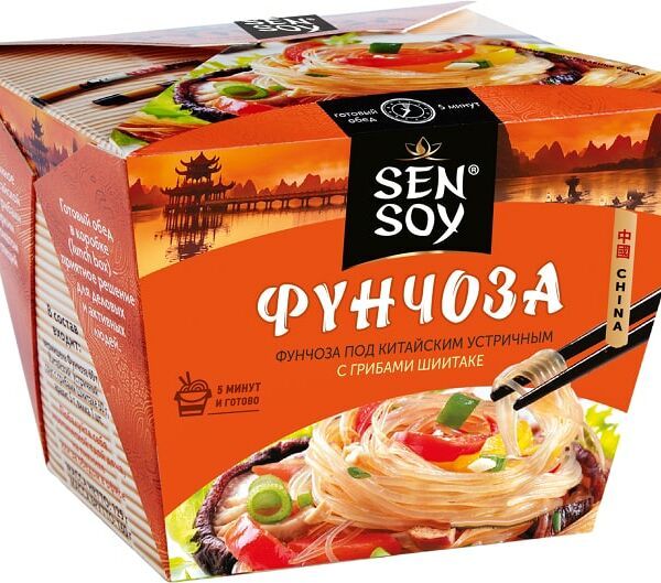 Фунчоза Sen Soy под китайским устричным соусом 125г