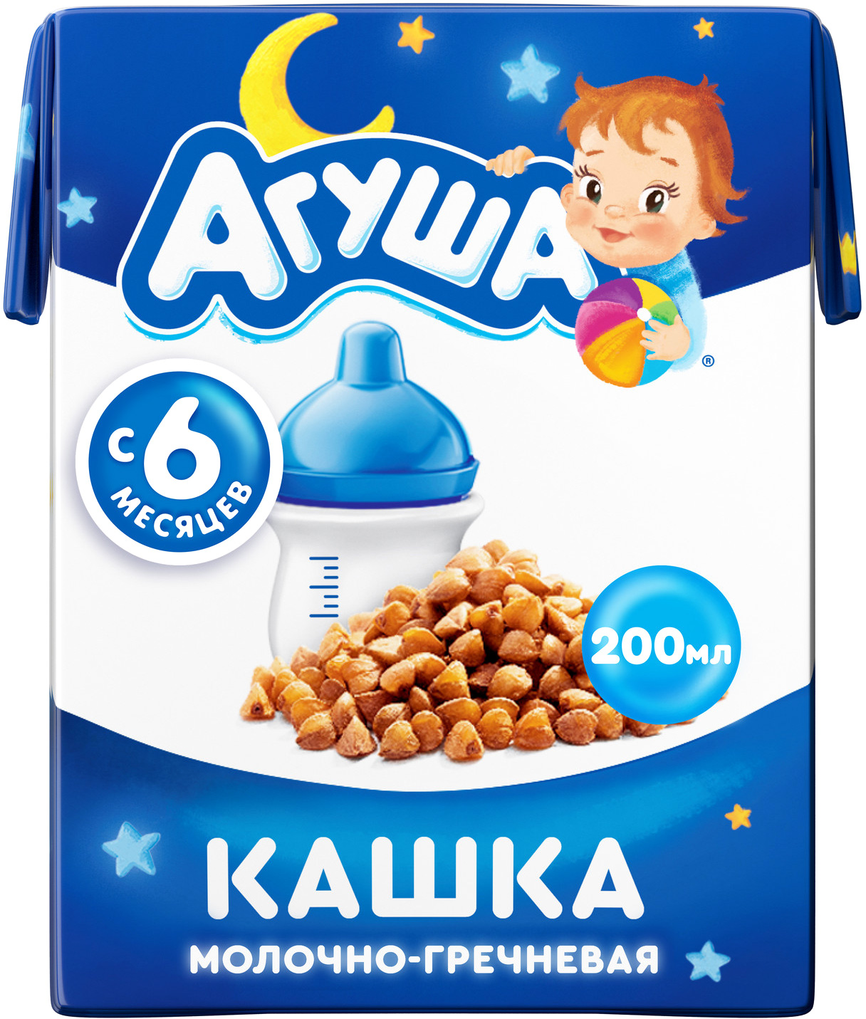 

Каша Агуша Засыпай-ка молочно-гречневая 2.5%