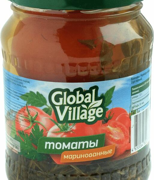 Томаты Global Village маринованные 680г