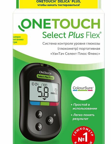 Глюкометр Onetouch Select Plus flex