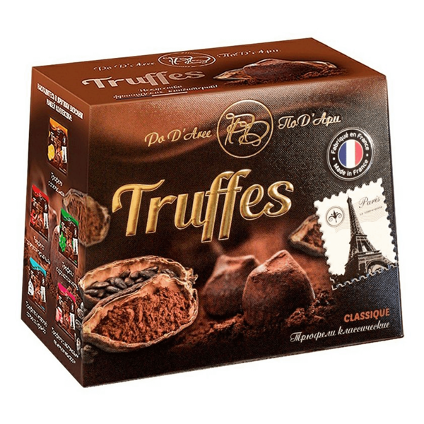 Конфеты шоколадные Chocolat Mathez Трюфель классический 160г