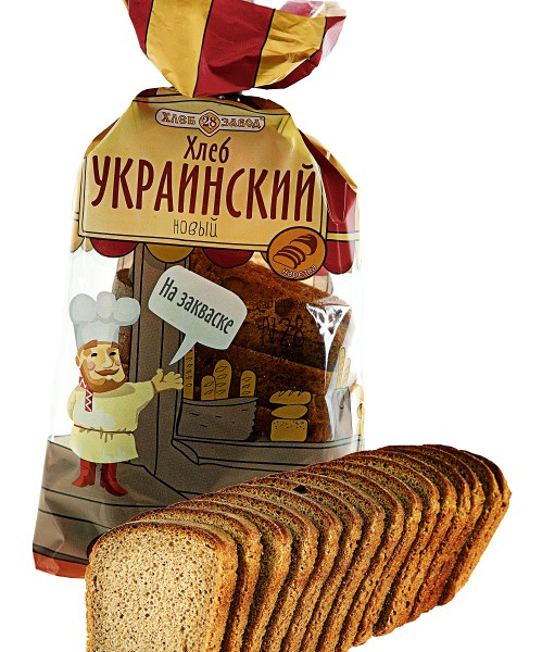 Хлеб формовой ХЛЕБОЗАВОД №28 Украинский новый, в нарезке, 700г