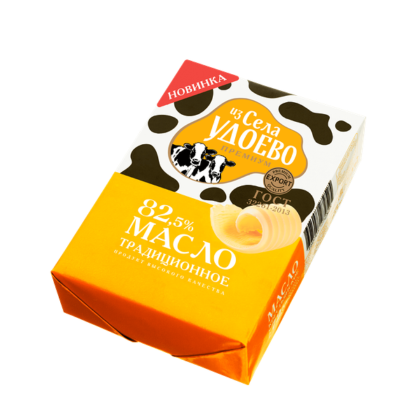 Масло сливочное Из Села Удоево Традиционное 82.5%, ГОСТ