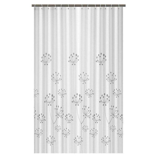 Занавеска для ванной Природа серый, 180х180 см, PEVA