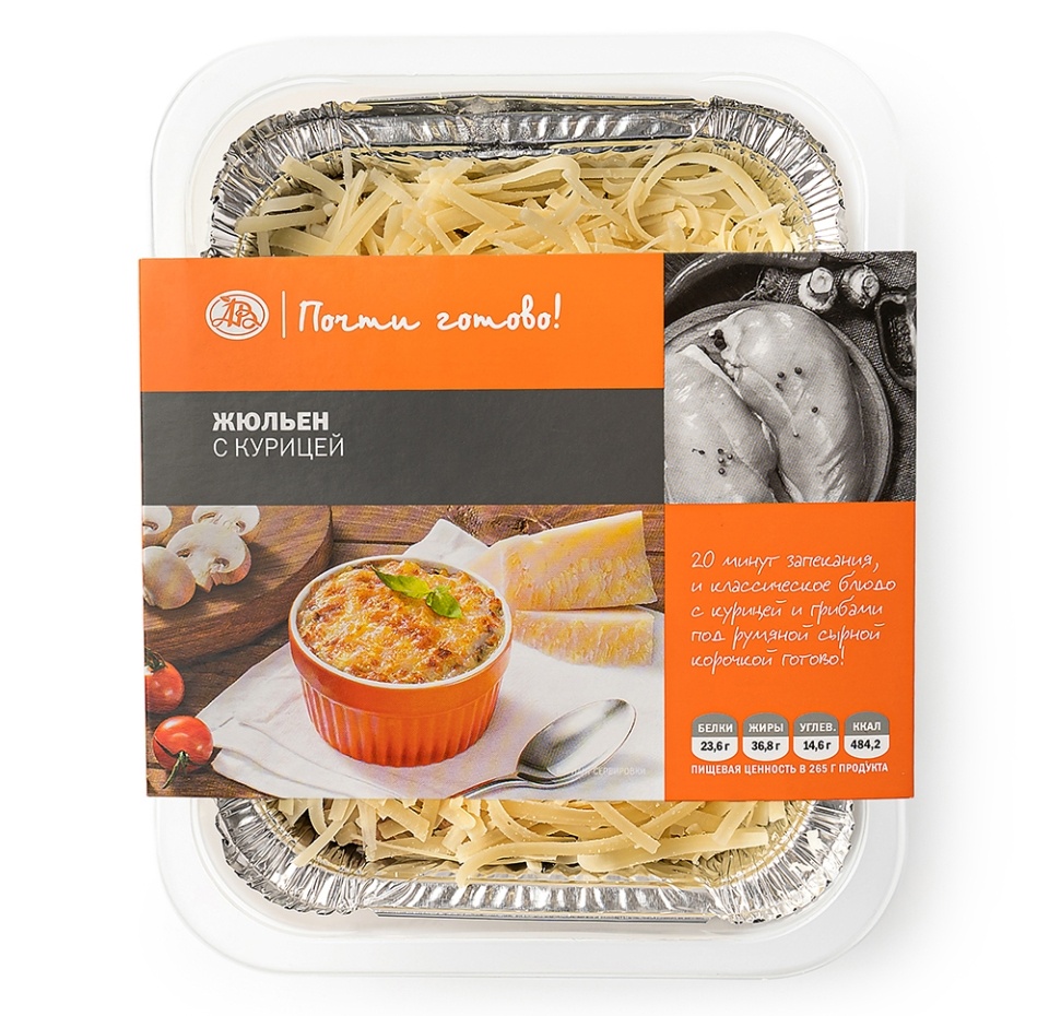 

Жюльен Почти Готово с курицей 265 г