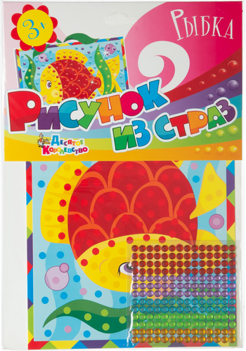 

Набор для творчества ДЕСЯТОЕ КОРОЛЕВСТВО Аппликация из страз, в ассортименте