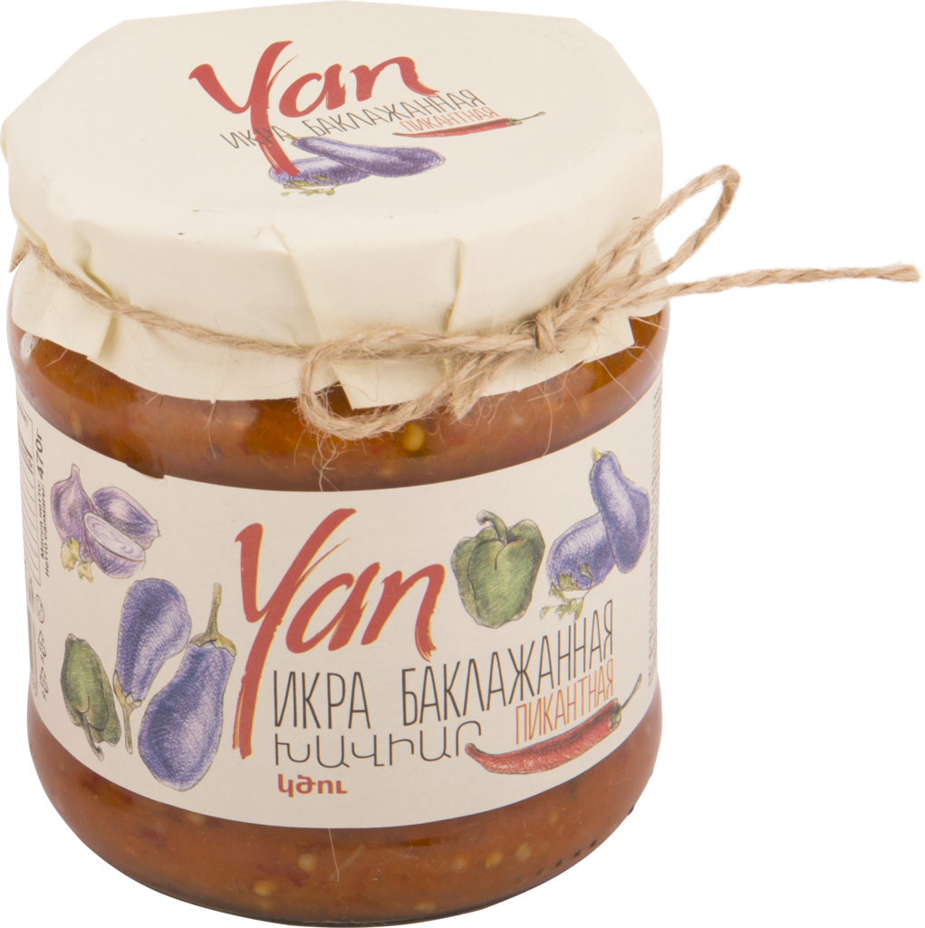 

Икра баклажанная Yan Пикантная 470 г