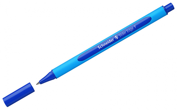 Ручка шариковая Schneider Slider Edge F синяя, 0,8 мм