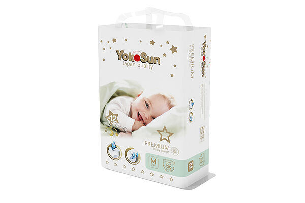 Подгузники-Трусики YokoSun Premium M (6-10 кг) 56 шт
