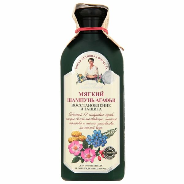 Шампунь Рецепты бабушки Агафьи Мягкий Восстановление и защита