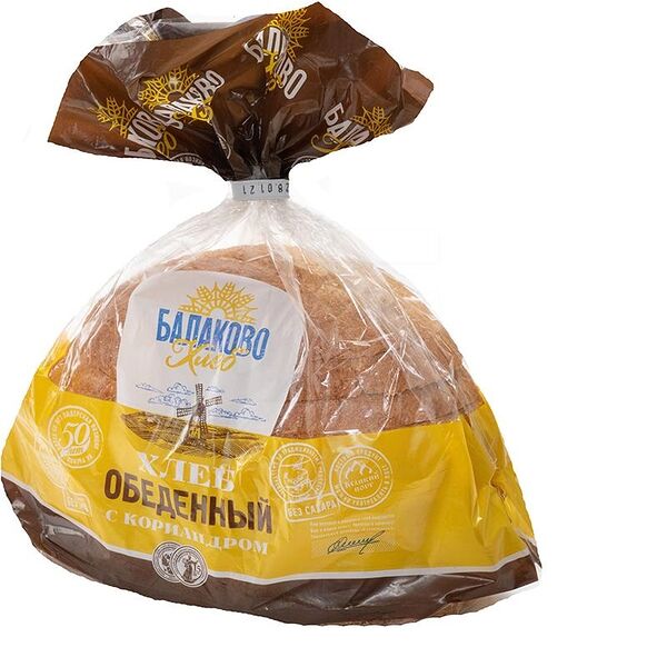 Хлеб Балаковохлеб Обеденный пшенично-ржаной в нарезке