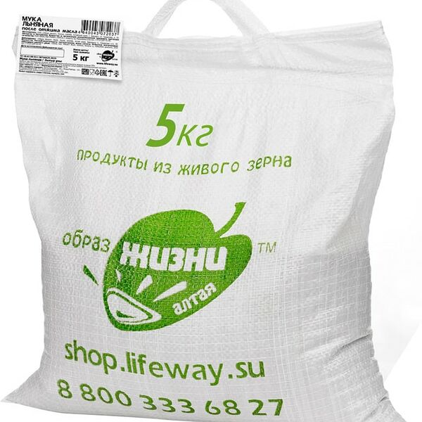 Мука Образ жизни Алтая льняная 5кг
