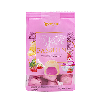 

Набор конфет Vergani White Passion Клубника, 120 г