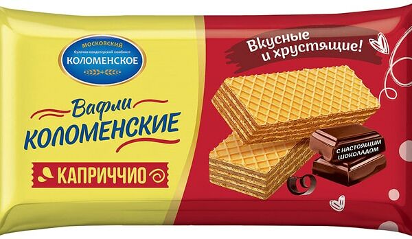 Вафли Коломенское каприччио 200г