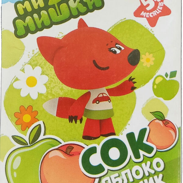 Сок Ми-Ми-Мишки яблоко персик с 5 месяцев