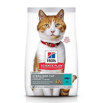 

Сухой корм Hill's Science Plan Sterilised Cat для стерилизованных молодых кошек до 6 лет, тунец