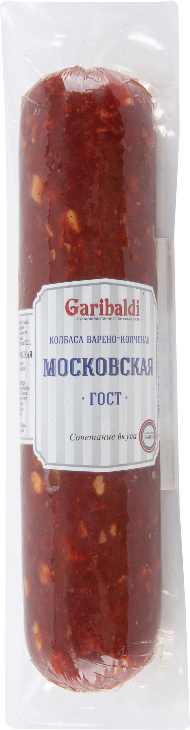 

Колбаса копчено-вареная Гарибальди Московская, 400 г