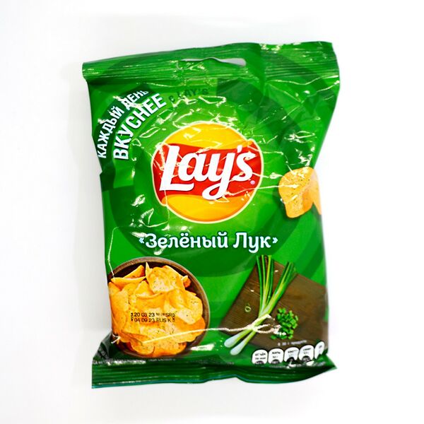 Чипсы картофельные Lay's со вкусом Молодой Зеленый Лук 37г