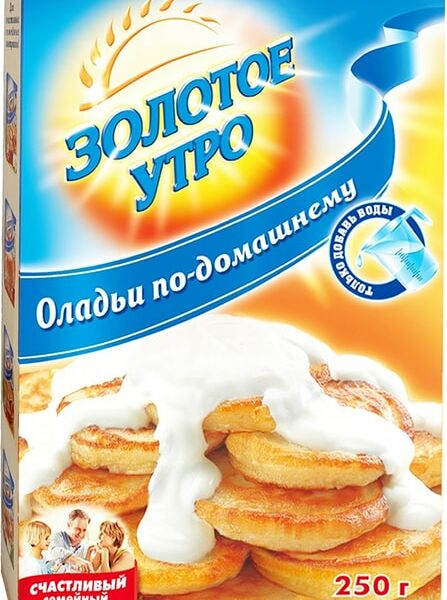 Смесь для выпечки Золотое утро Оладьи по-домашнему 250г
