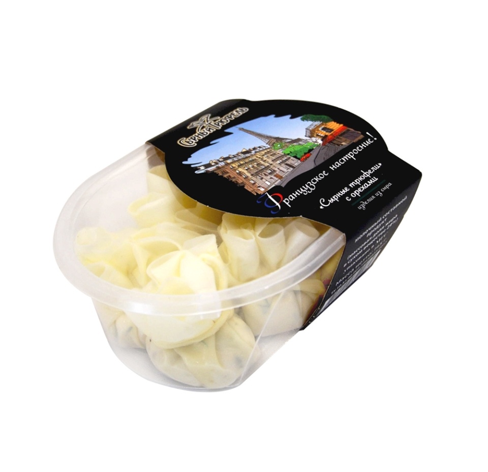 

Изделие из сыра Сырные трюфели с орехами Сырный трюфель 29% 150 г