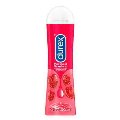 Оральная смазка Дюрекс (Durex) Играть (Play) на глицериновой основе сладкая клубника 100 мл