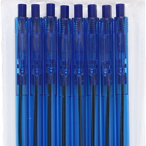 Набор шариковых ручек ЛЕНТА, синий, автоматические, 8шт