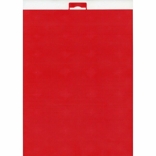 К-051 Канва пластиковая (красная) 21*28 см