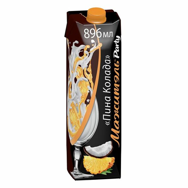 Напиток сывороточно-молочный с яблочным соком и вкусом пина колада ТМ Мажитэль