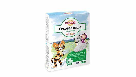 Каша рисовая из отборных хлопьев Myllyn Paras