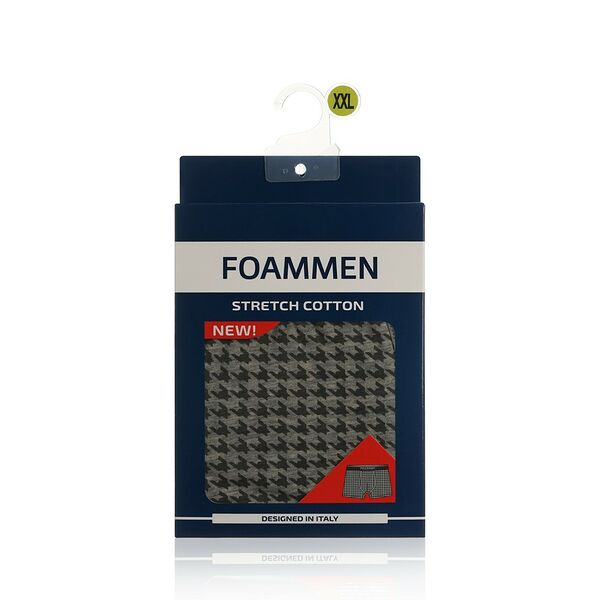 Мужские трусы Foammen Fo210009-1 серые, XXL