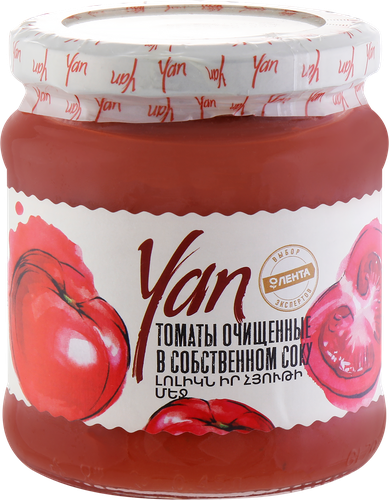

Томаты в собственном соку Yan 450 г