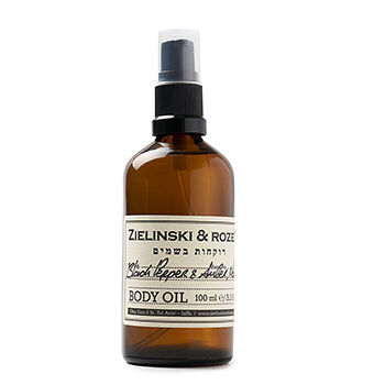 Масло для тела Zielinski&Rozen Черный перец, Амбра, Нероли 100мл, Израиль