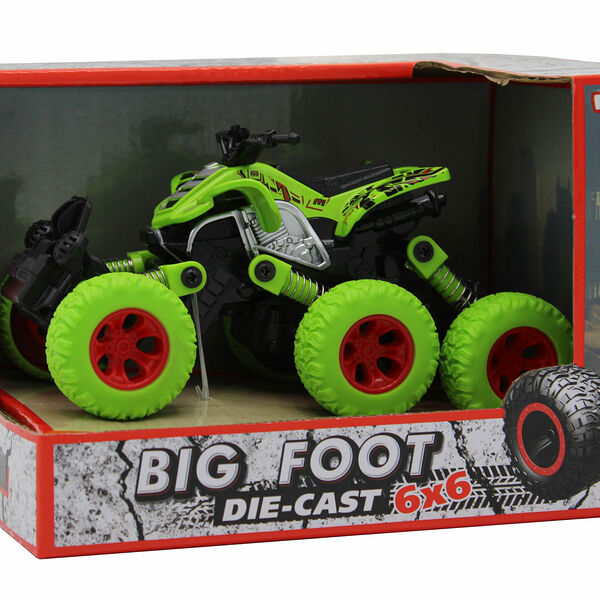 Квадроцикл Funky toys die-cast инерционный механизм рессоры зеленый FT61066