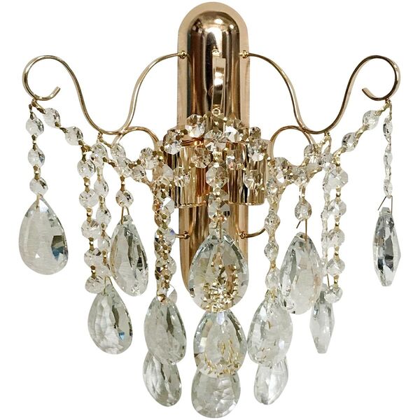 Бра Символ Света, Е27, 60 Вт, золото 30х30х34 см.