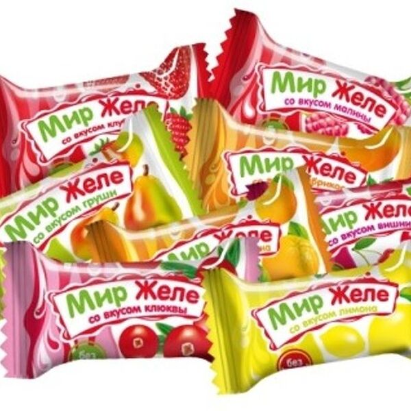 Конфеты Невский кондитер Мир желе микс