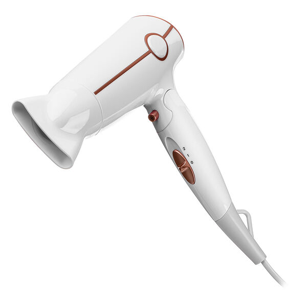 Leben фен для волос дорожный складной, 1600вт, белый