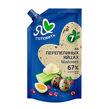 Майонез Я люблю готовить на перепелиных яйцах 67% 600 мл