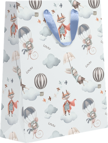 

Пакет подарочный Kids 31,5х25,5х11см, в ассортименте