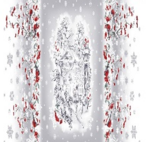 Полотенце круг рогожка 65*65, Перчик чили , арт ПКрн65