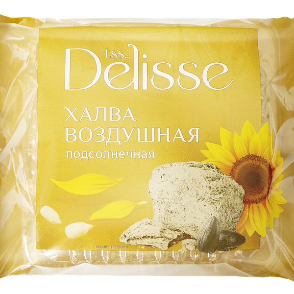 Халва DELISSE Подсолнечная воздушная