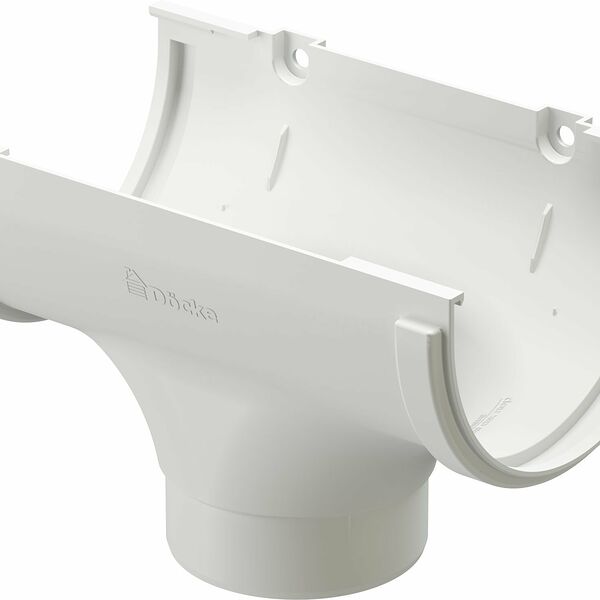 Воронка водосточная DOCKE белый