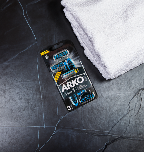 

Бритвенный станок Arko Men System 3 3 лезвия, 3 шт