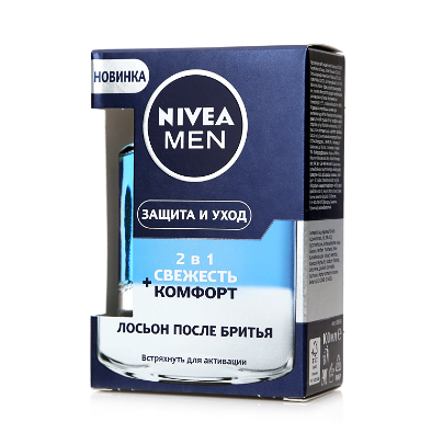 Лосьон после бритья Nivea men 2 в 1 Свежесть и Комфорт 