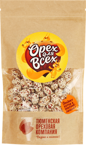 

Арахис ОРЕХ ДЛЯ ВСЕХ в кунжуте, 150г