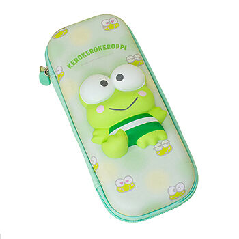 Пенал школьный со сквишем «Лягушонок с большими глазами», зелёный