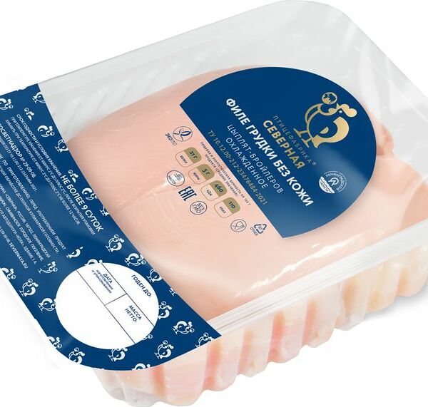 Филе грудки Птицефабрика Северная цыпленка вес