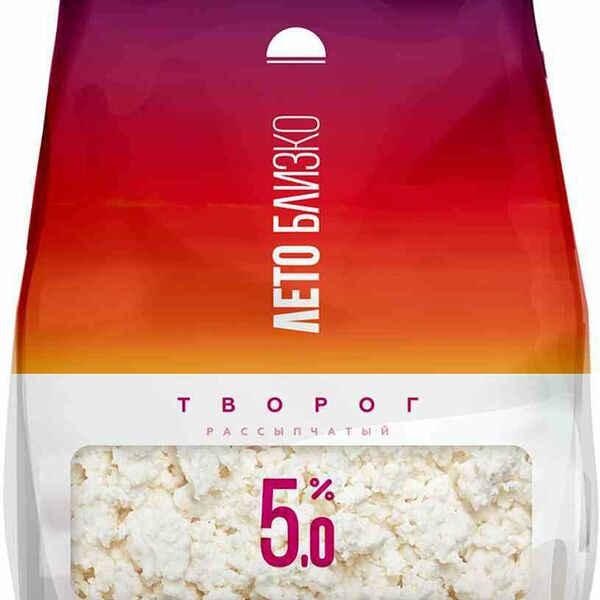 Творог рассыпчатый Лето близко 5%