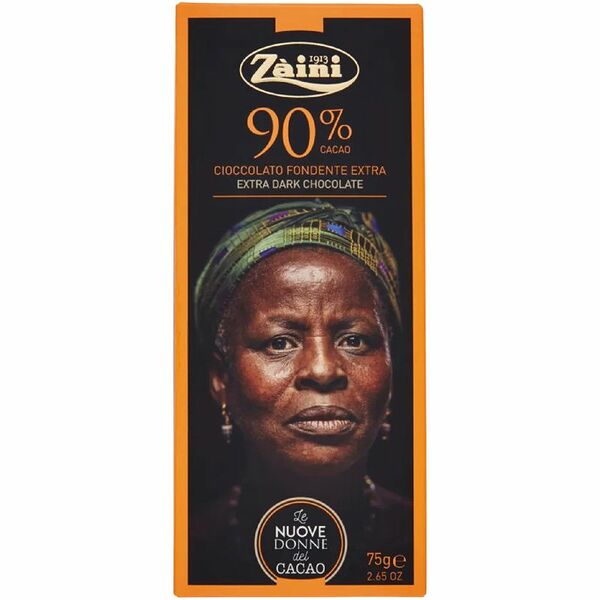 Шоколад горький Zaini 90%, 75г