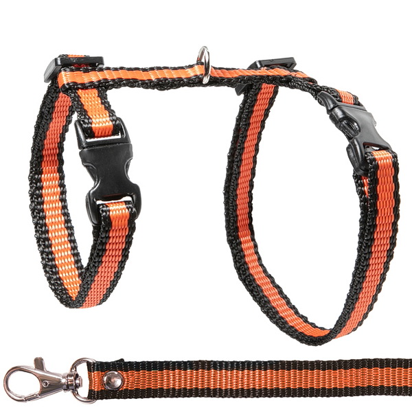 

Комплект шлейка и поводок Gamma Мегаполис для кошек 40x30x8.5 см цвет в ассортименте